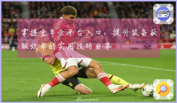 掌握金年会平台入口，提升装备获取效率的实用技巧分享